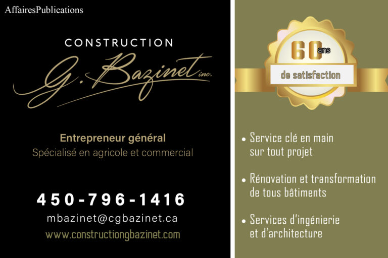 CONSTRUCTION G. BAZINET INC