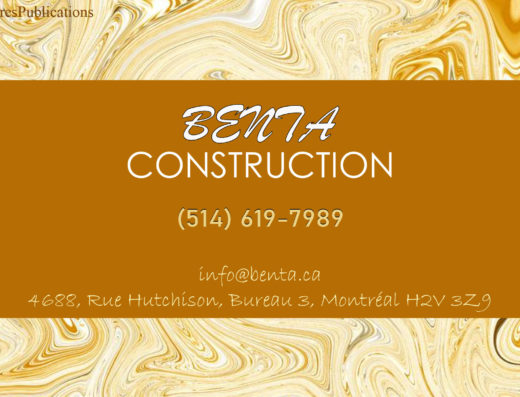 BENTA CONSTRUCTION 9435-0717 QUÉBEC INC
