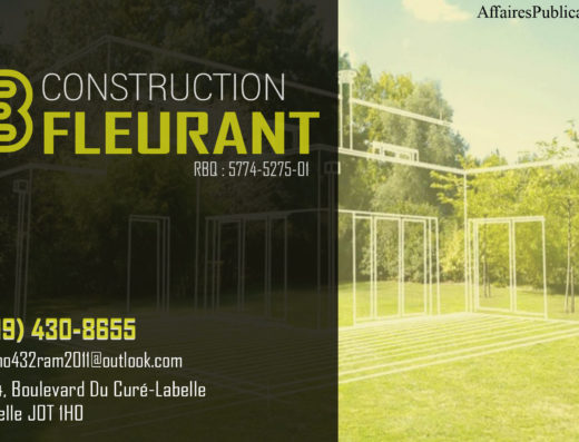 CONSTRUCTION B. FLEURANT INC