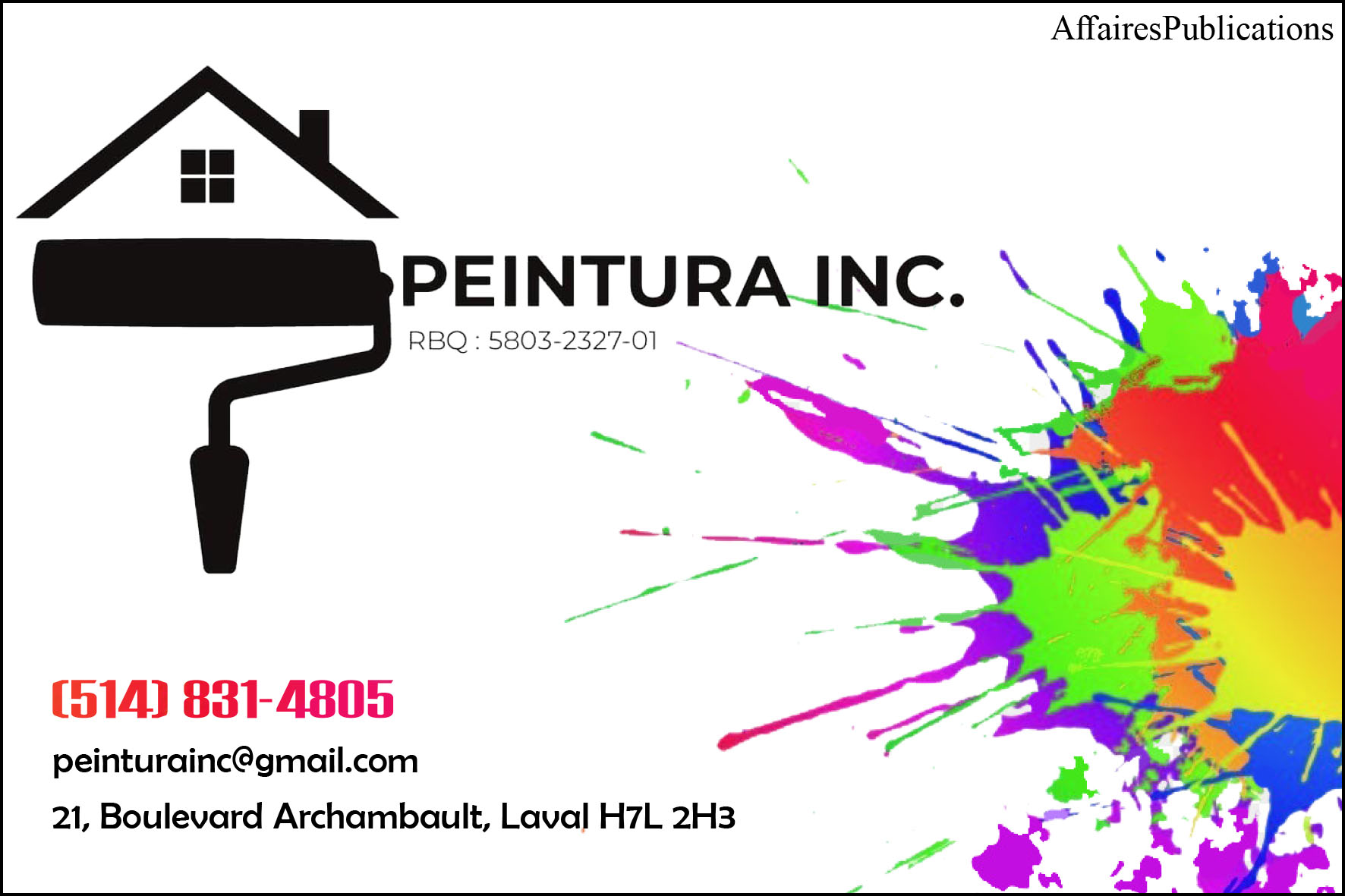 PEINTURA INC
