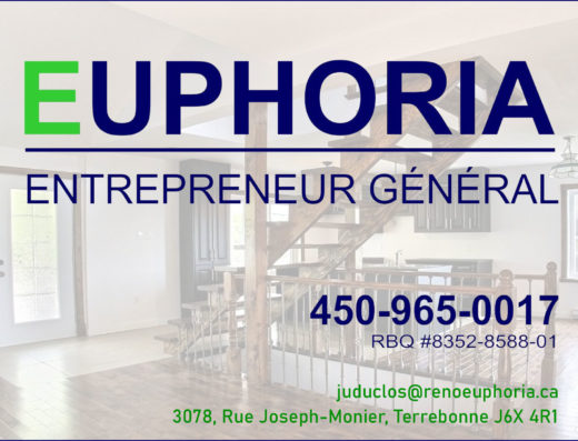 EUPHORIA ENTREPRENEUR GÉNÉRAL 9152-9818 QUÉBEC INC