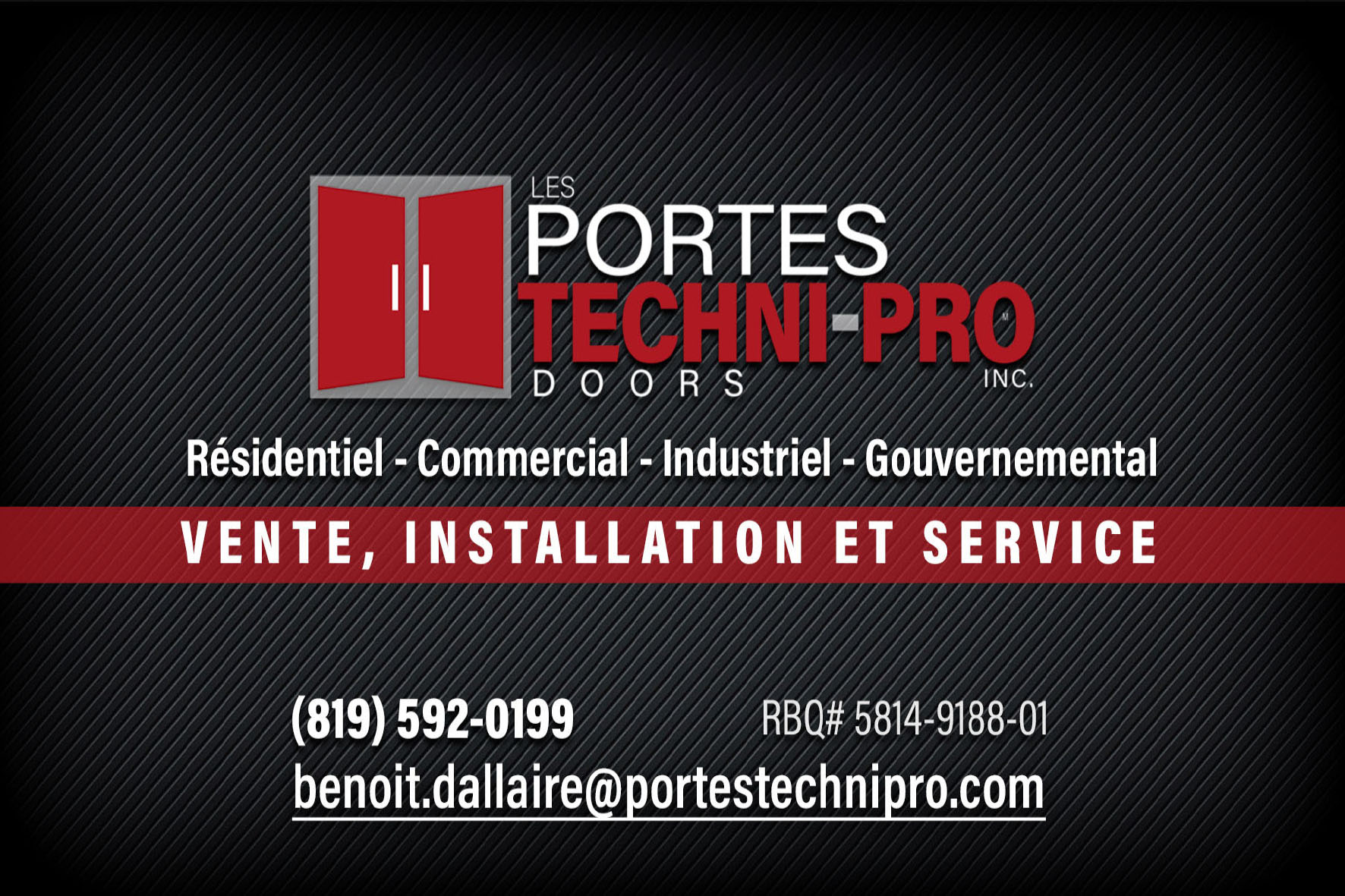 LES PORTES TECHNI-PRO INC