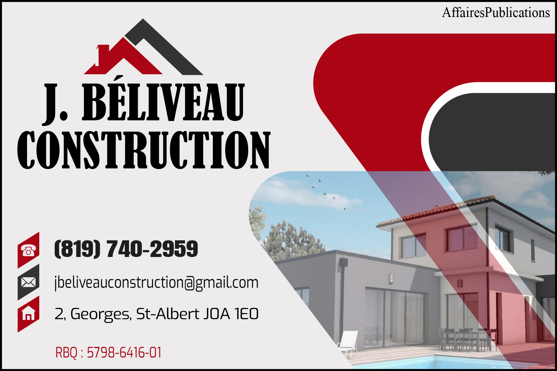 J. BÉLIVEAU CONSTRUCTION