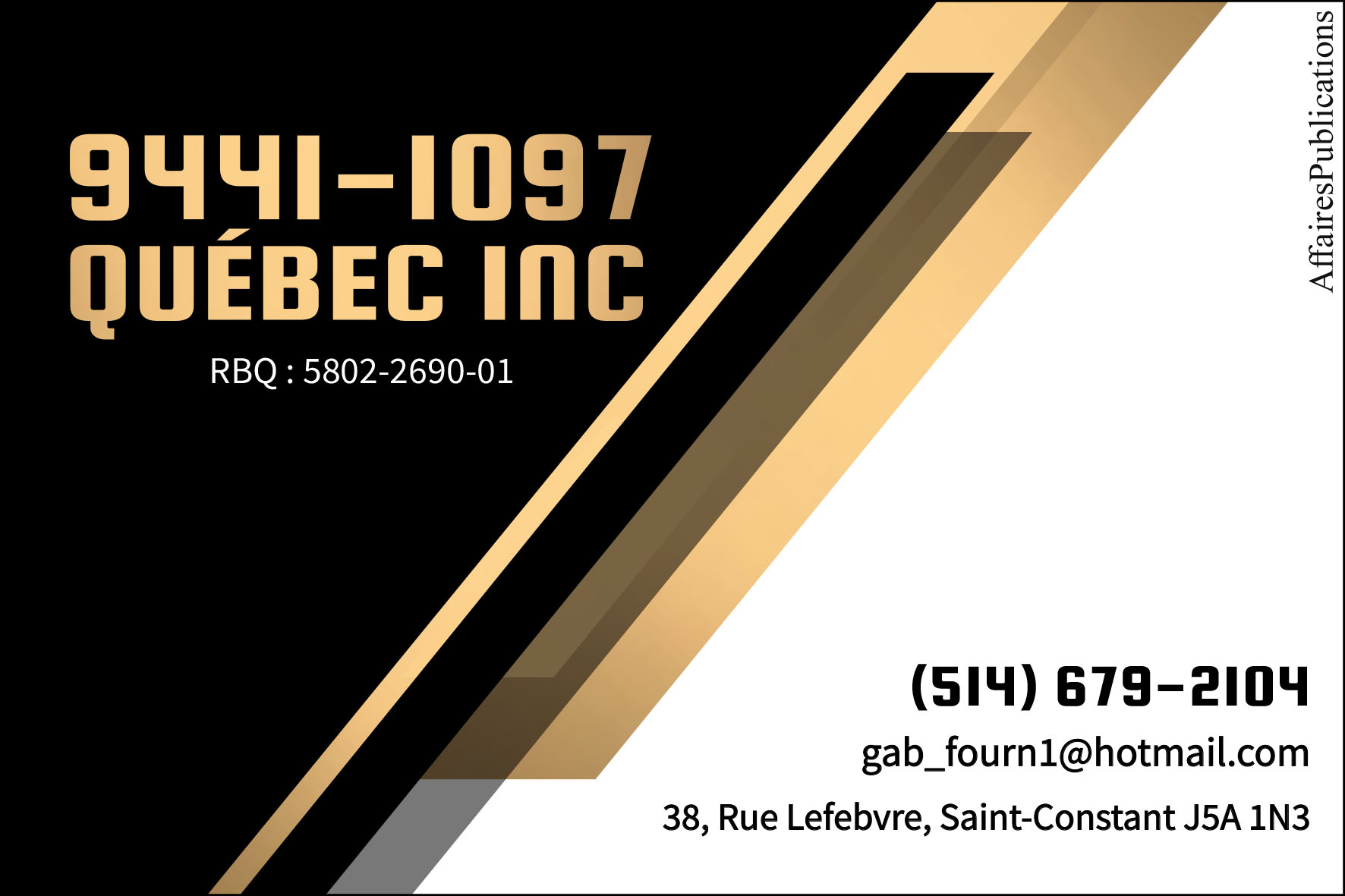 9441-1097 QUÉBEC INC