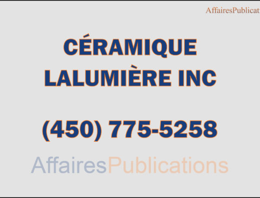 CÉRAMIQUE LALUMIÈRE INC