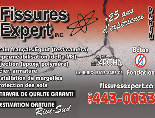 FISSURES EXPERTS (2010) INC