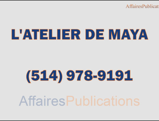 L&rsquo;ATELIER DE MAYA