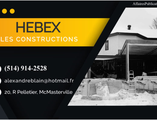 LES CONSTRUCTIONS HEBEX INC