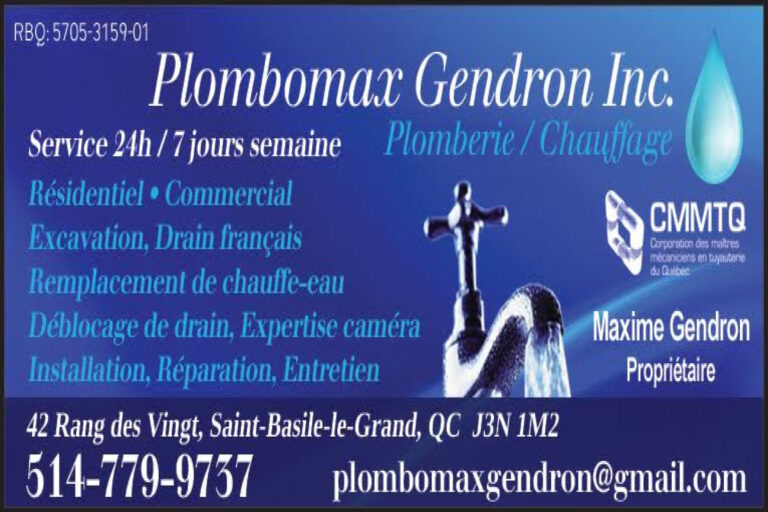 PLOMBOMAX GENDRON INC