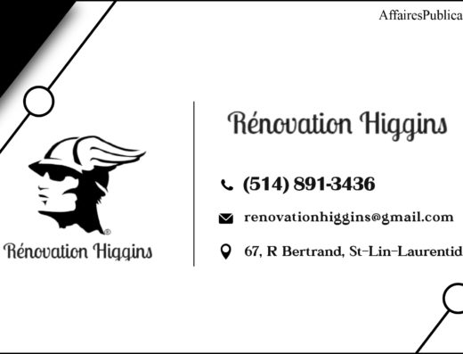 RÉNOVATION HIGGINS INC