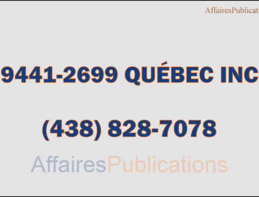 9441-2699 QUÉBEC INC