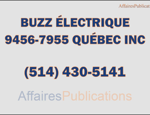BUZZ ÉLECTRIQUE 9456-7955 QUÉBEC INC