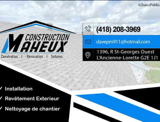 CONSTRUCTION MAHEUX INC