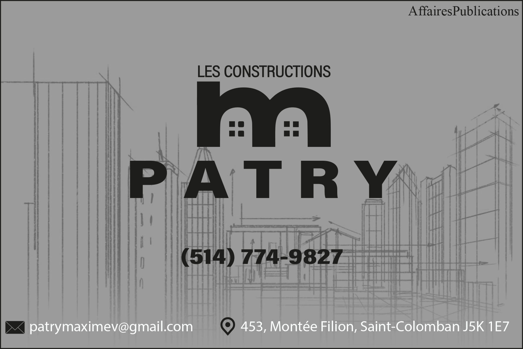 LES CONSTRUCTIONS M. PATRY INC
