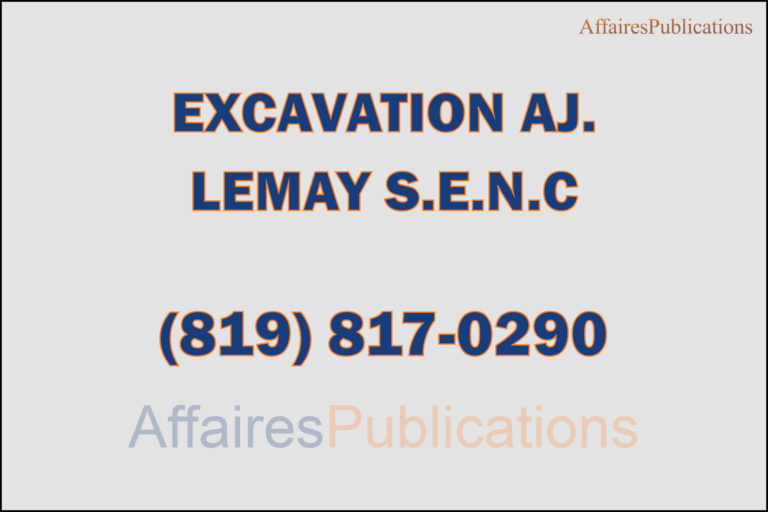 EXCAVATION AJ.LEMAY S.E.N.C