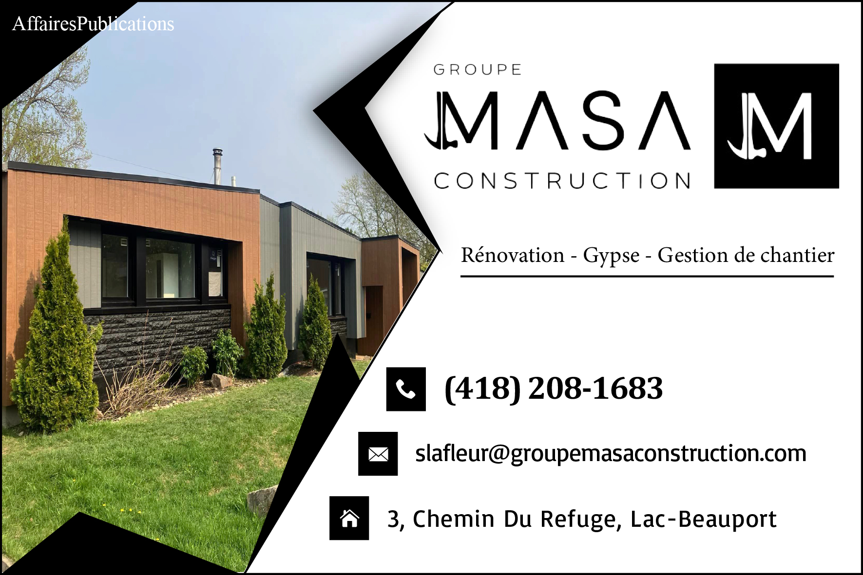 GROUPE MASA CONSTRUCTION INC