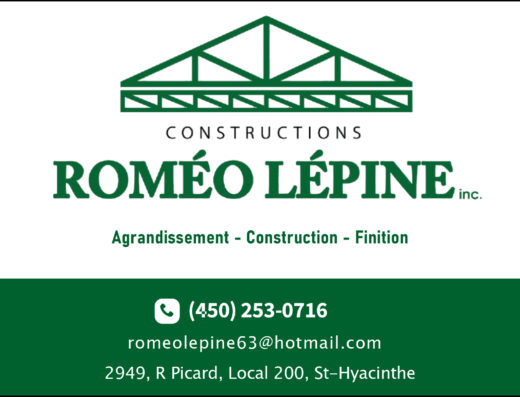 LES CONSTRUCTIONS ROMÉO LÉPINE INC