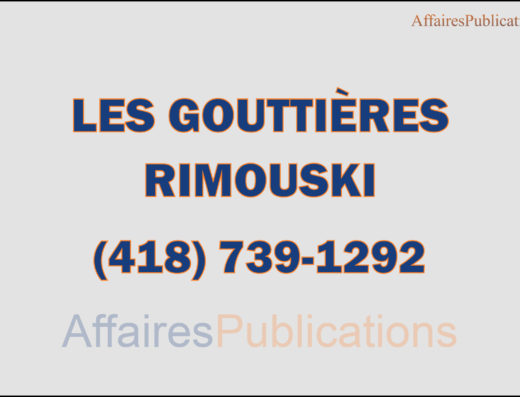 LES GOUTTIÈRES RIMOUSKI