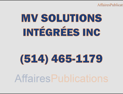 MV SOLUTIONS INTÉGRÉES INC