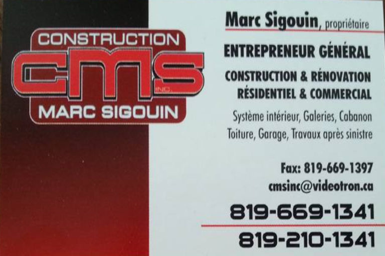 CONSTRUCTION MARC SIGOUIN INC