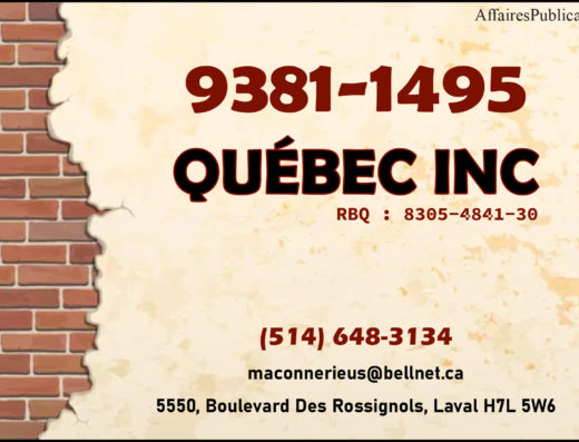 9381-1495 QUÉBEC INC