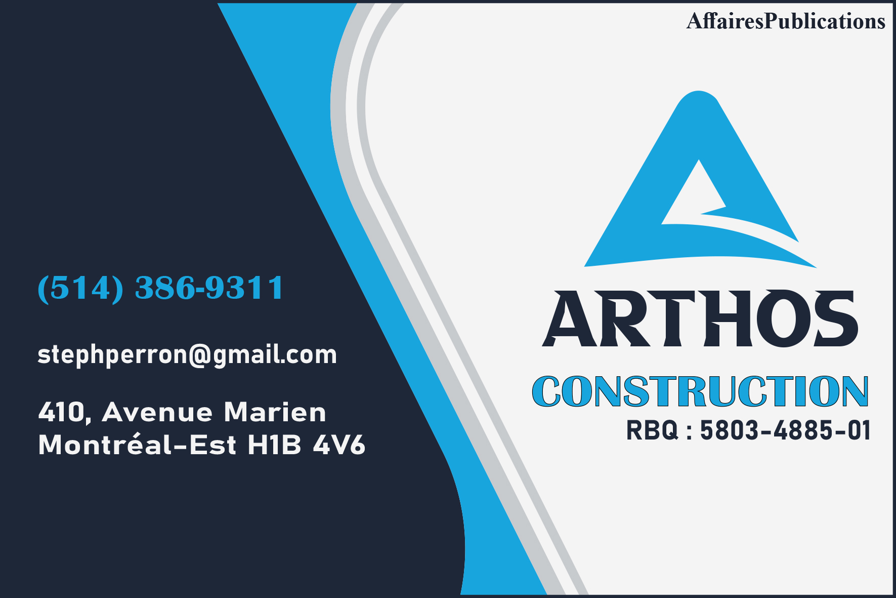 ARTHOS CONSTRUCTION INC