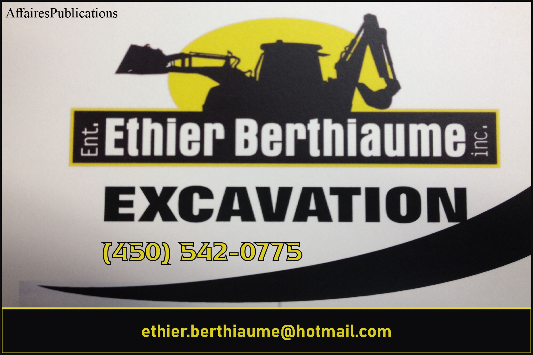 ENTREPRISE ETHIER BERTHIAUME