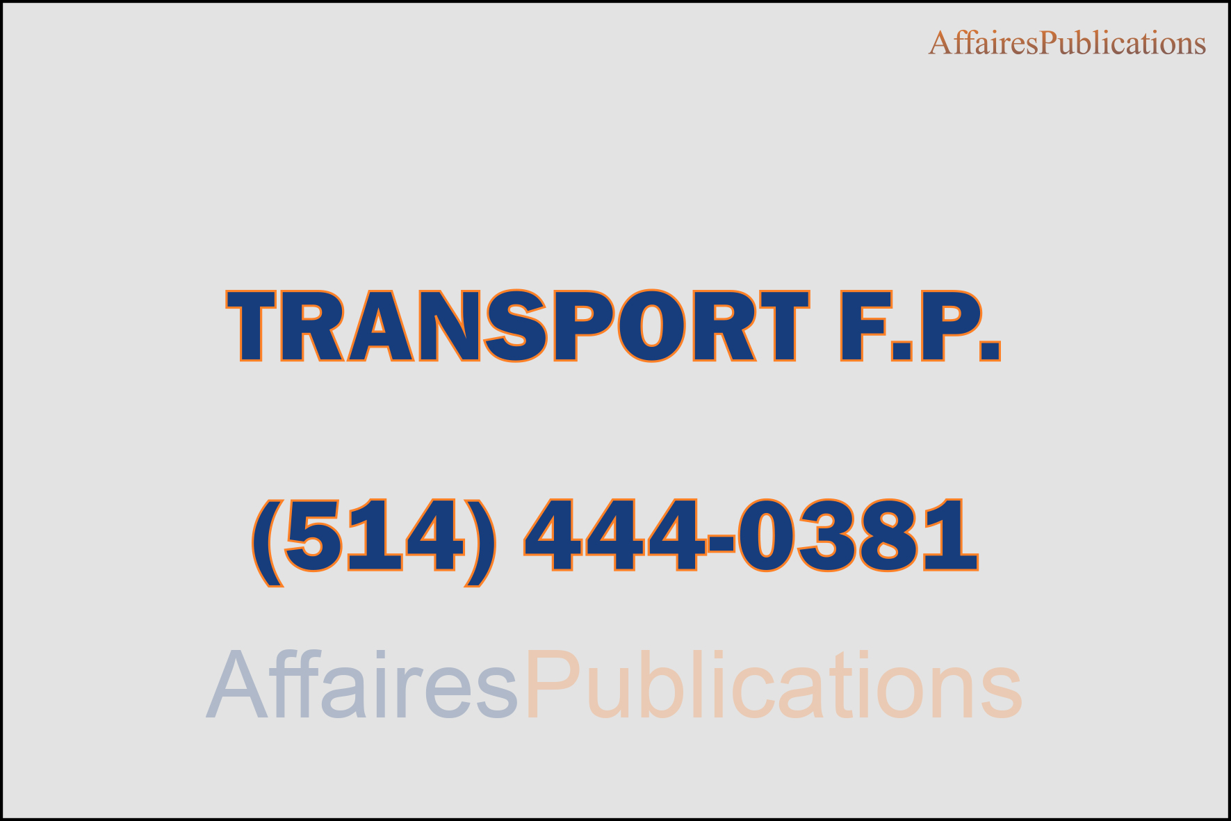TRANSPORT F.P.