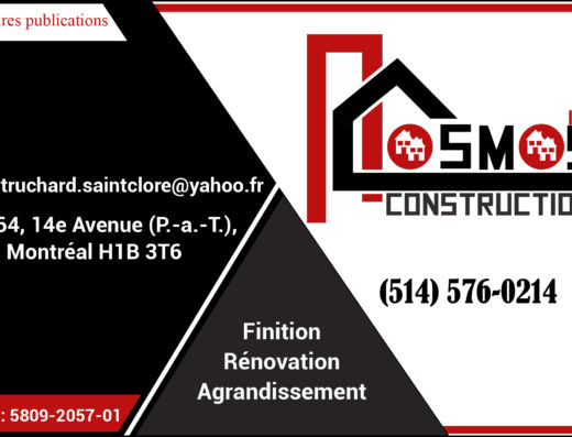 COSMOS CONSTRUCTION INC