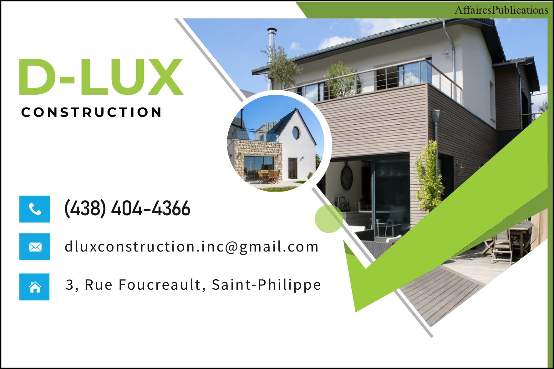 CONSTRUCTION D-LUX INC