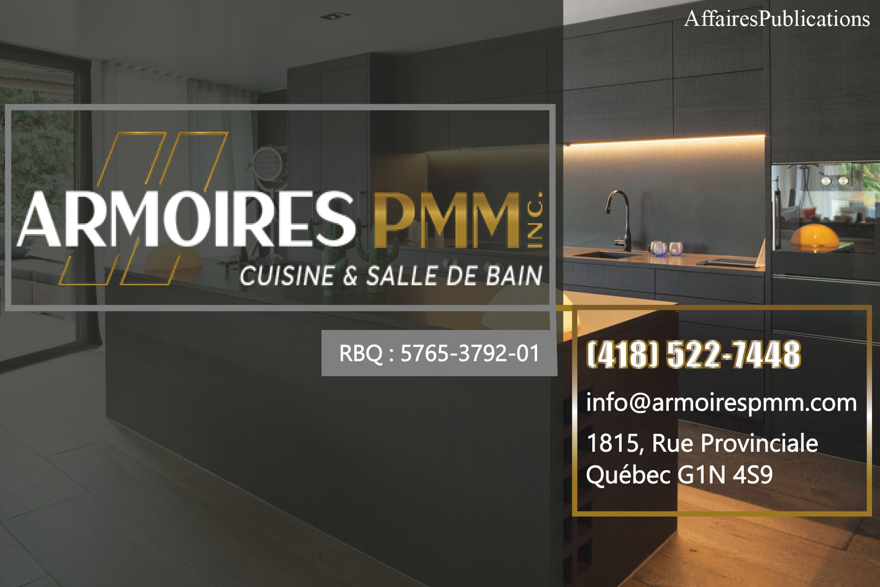 ARMOIRES PMM INC Affaires Publications