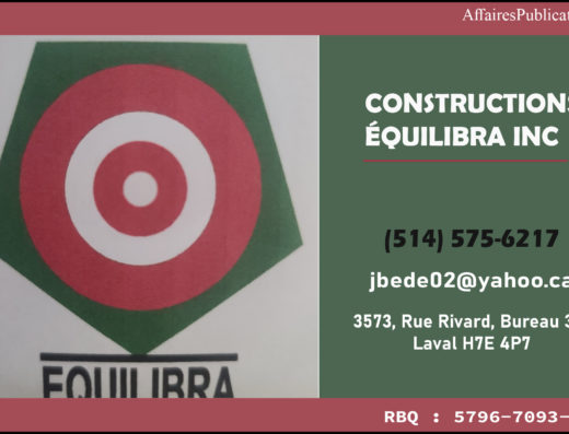 CONSTRUCTIONS ÉQUILIBRA INC