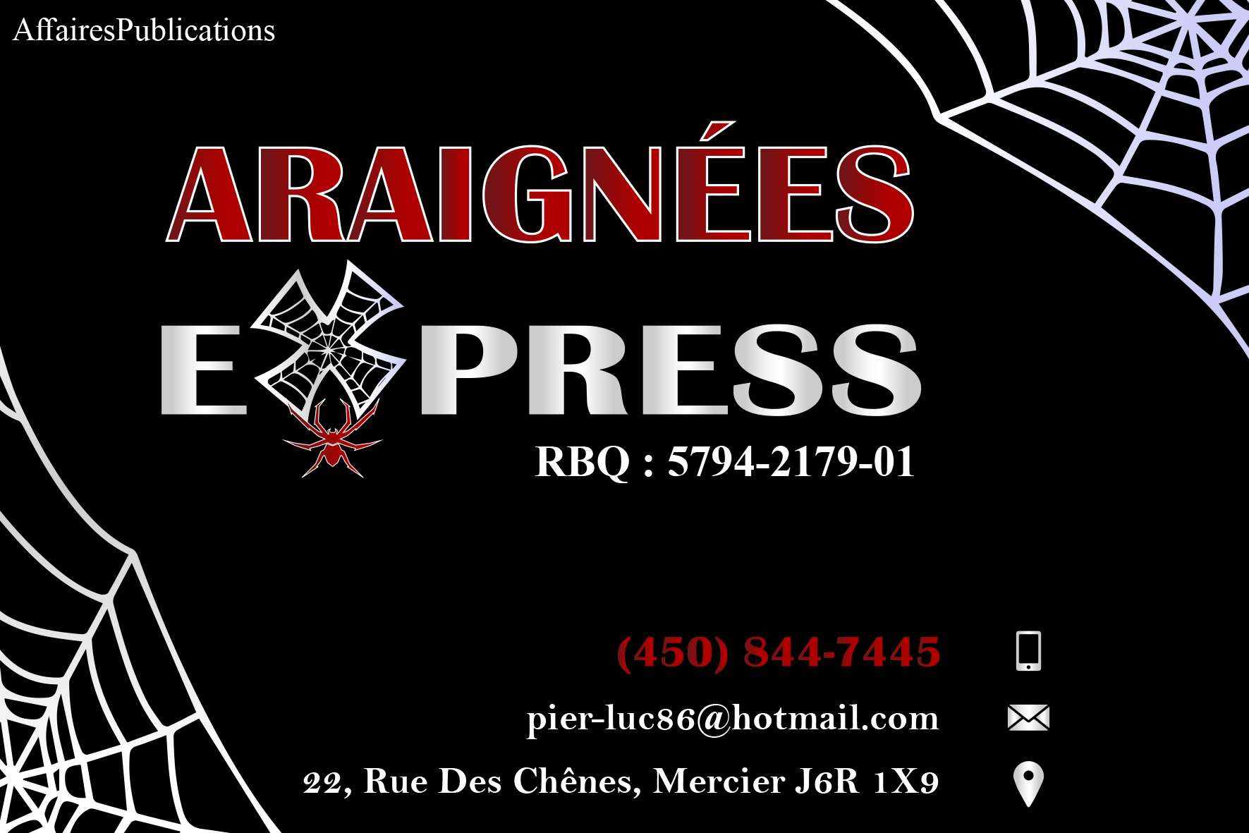 ARAIGNÉES EXPRESS