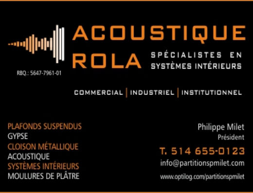 ACOUSTIQUE ROLA INC