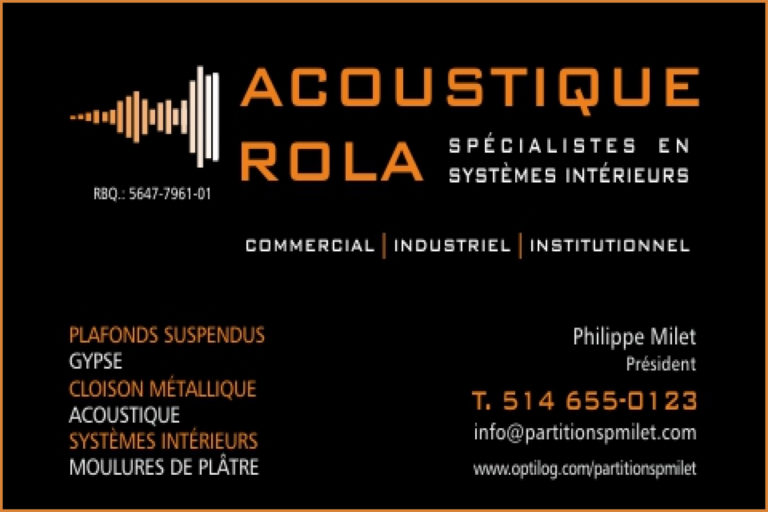ACOUSTIQUE ROLA INC