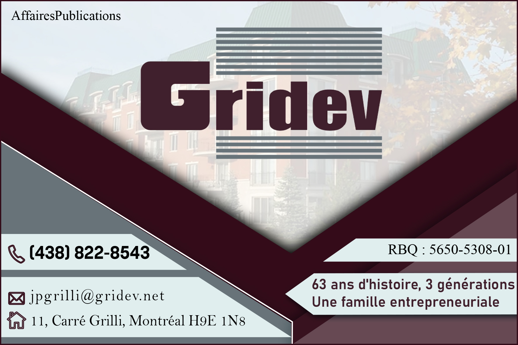GRILLI DÉVELOPPEMENT INC