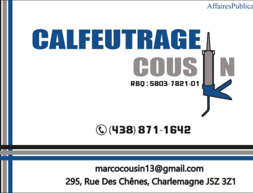 CALFEUTRAGE COUSIN INC
