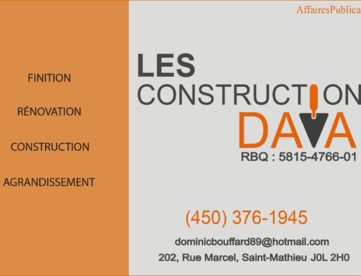 LES CONSTRUCTIONS DAVA INC