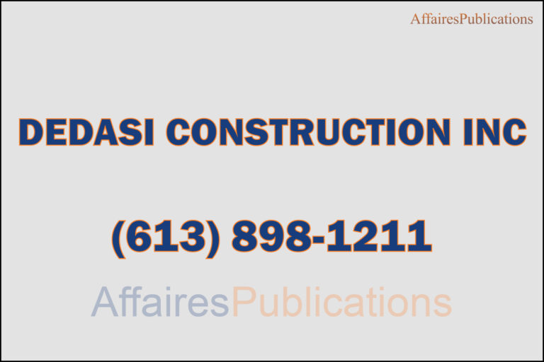 DEDASI CONSTRUCTION INC