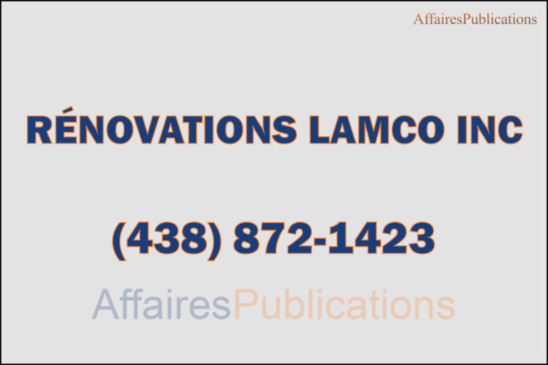 RÉNOVATIONS LAMCO INC