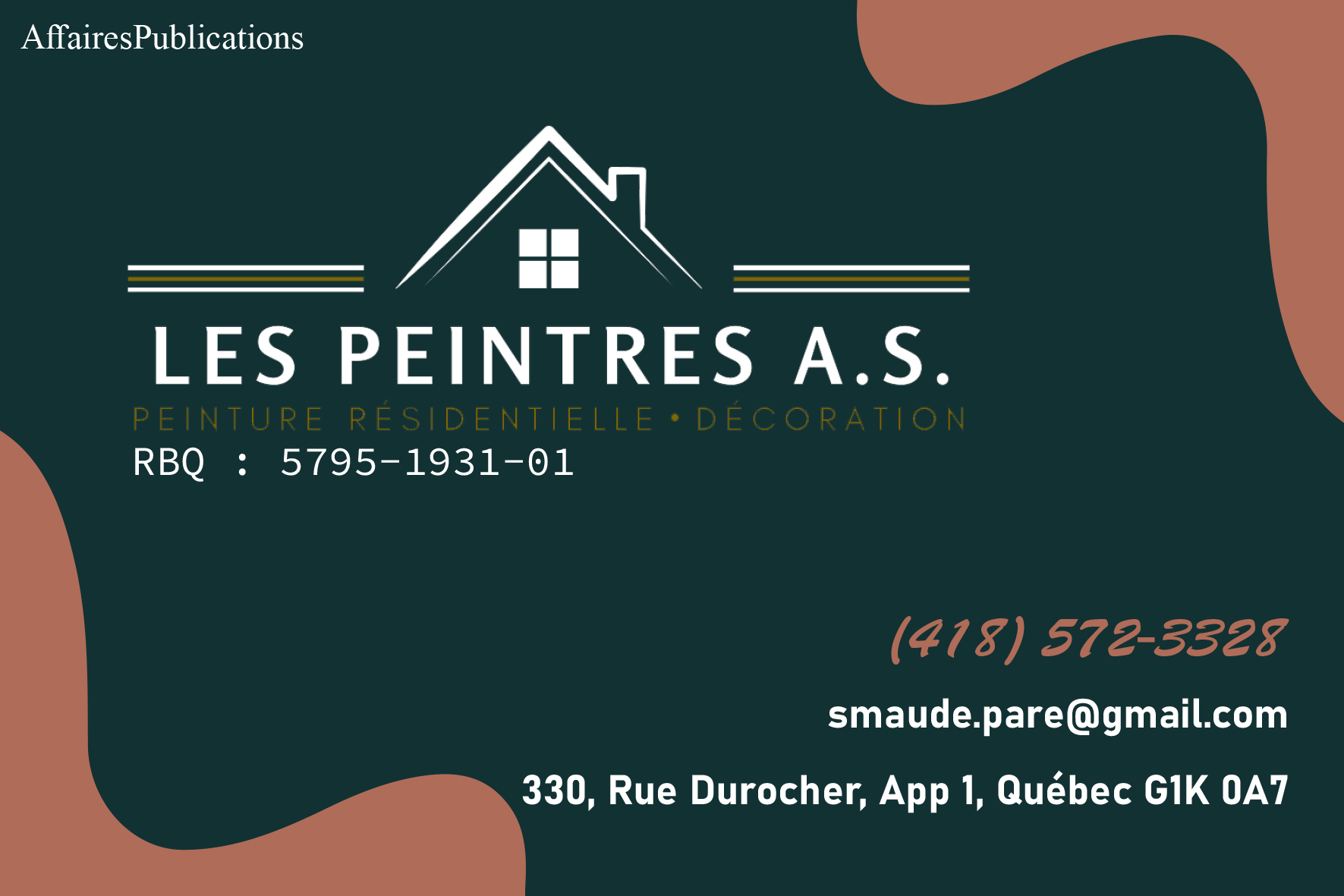 LES PEINTRES A.S. S.E.N.C.