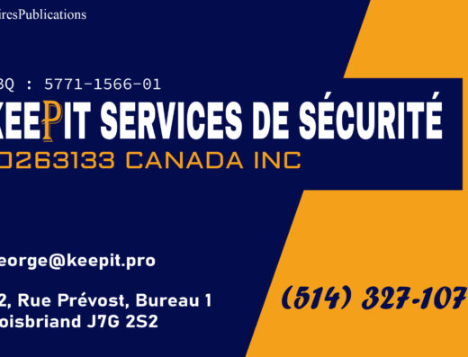 KEEPIT SERVICES DE SÉCURITÉ 10263133 CANADA INC