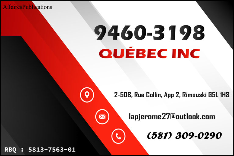 9460-3198 QUÉBEC INC