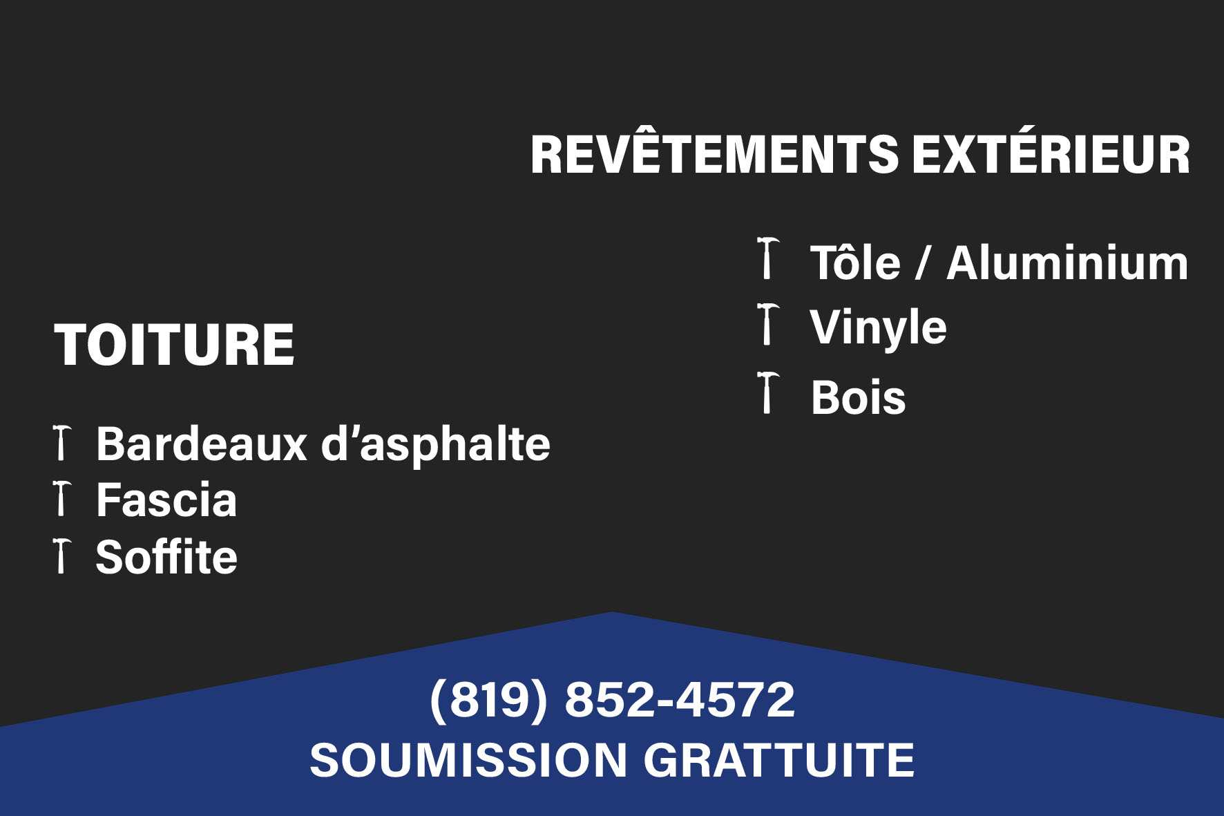 Verso carte de visite