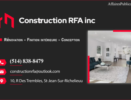 CONSTRUCTION R.F.A INC