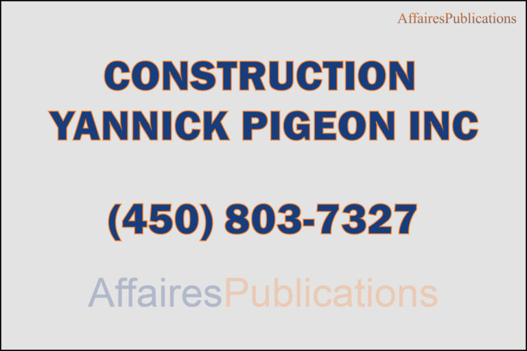 CONSTRUCTION YANNICK PIGEON