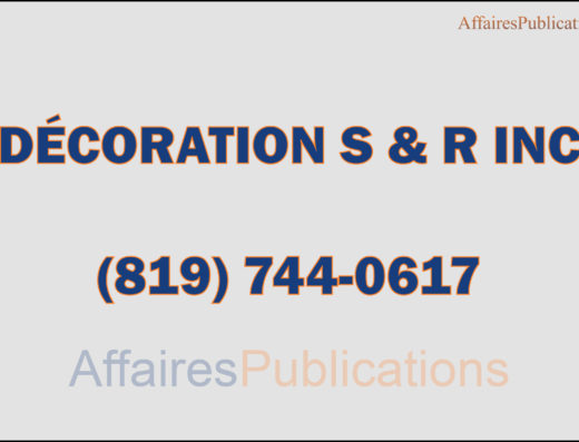DÉCORATION S & R INC