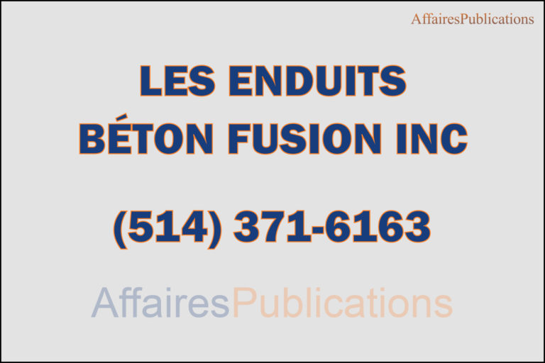 LES ENDUITS BÉTON FUSION INC