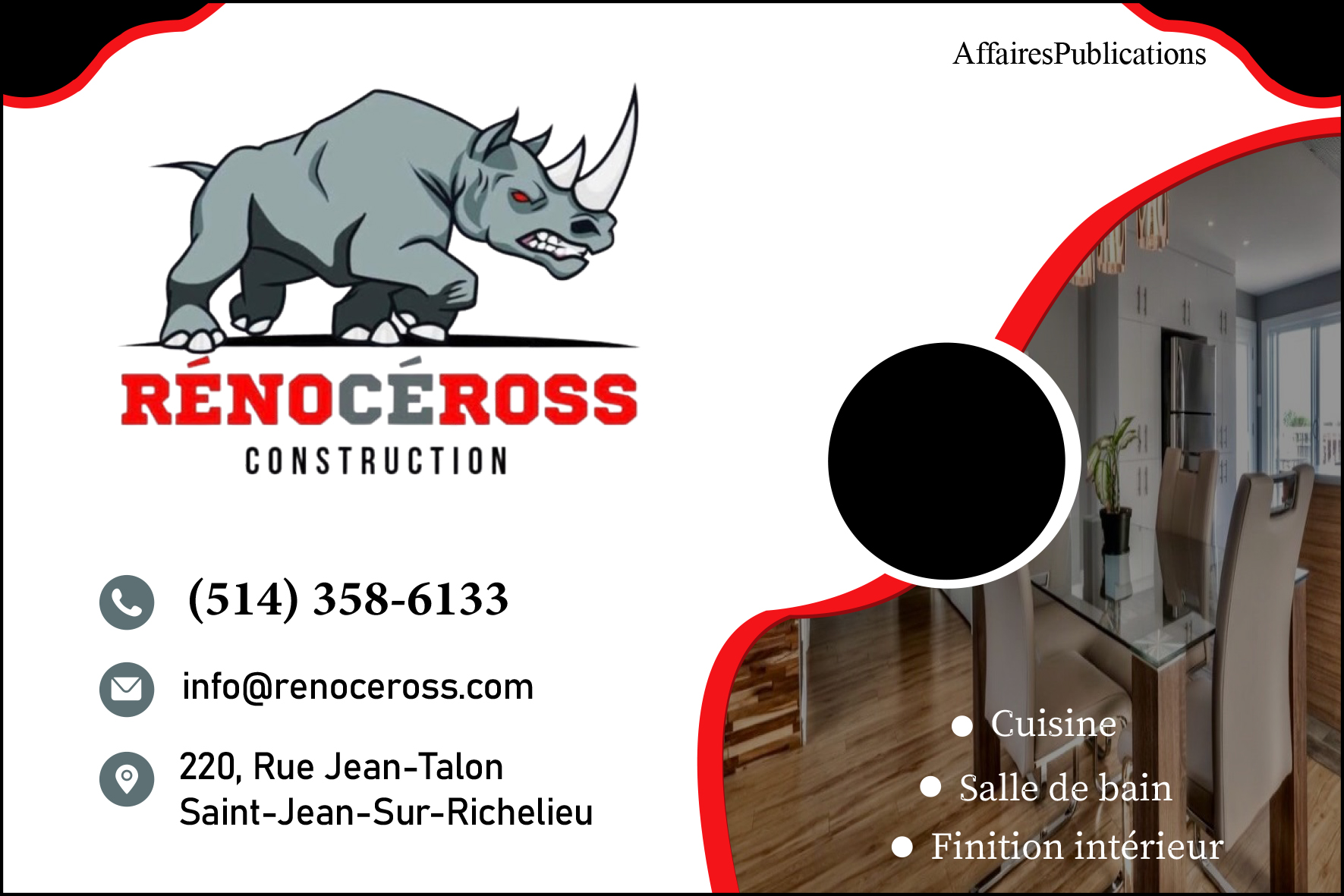 RÉNOCÉROSS INC