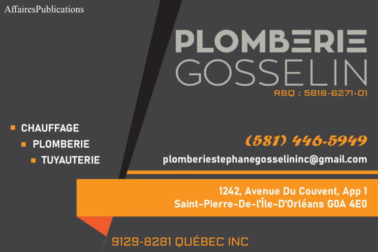 PLOMBERIE GOSSELIN INC
